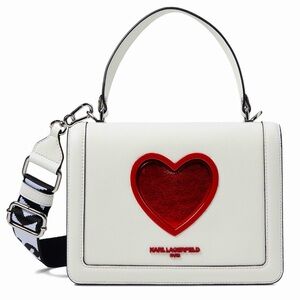 Karl Lagerfeld Paris Legacy SIMONE Heart Crossbody